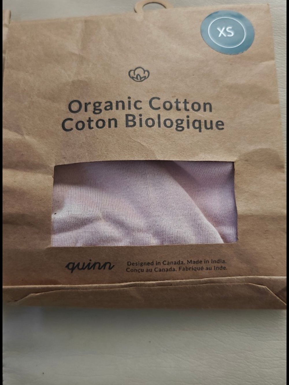 Quinn 100% organic cotton classic briefs XS
